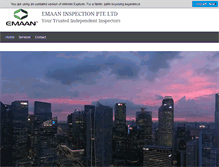 Tablet Screenshot of emaan.com.sg